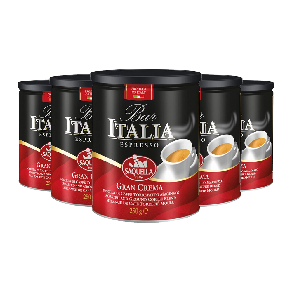 قهوه ایتالیا بار گرن کرما Bar Italia Gran Crema Tin - سایت زیلوکس